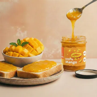 100% mango bez dodatku cukru z extra kawałkami owoców