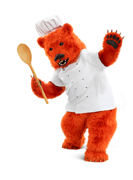Pieczenie - niedźwiedź kucharz - mąki Grizly