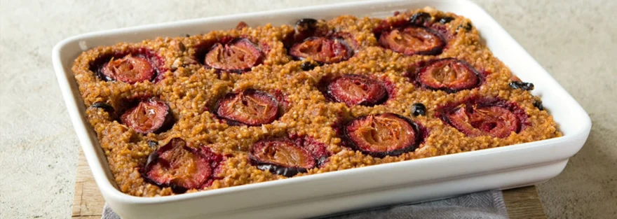 Puszysta śliwkowa kasza jaglana