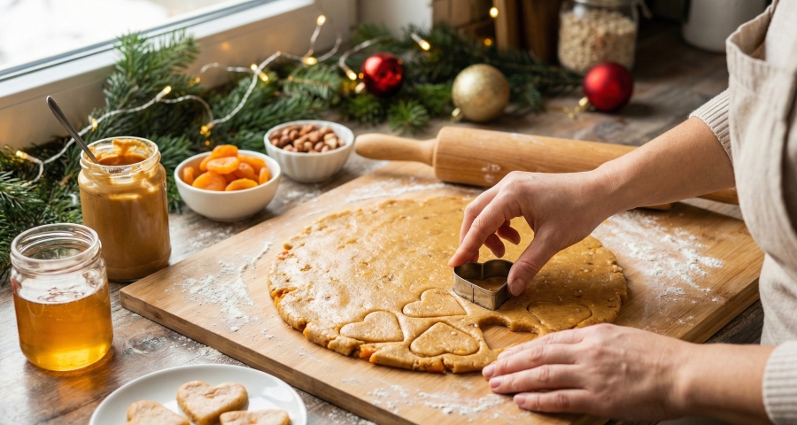 Orzechowe serduszka – przepis Grizly