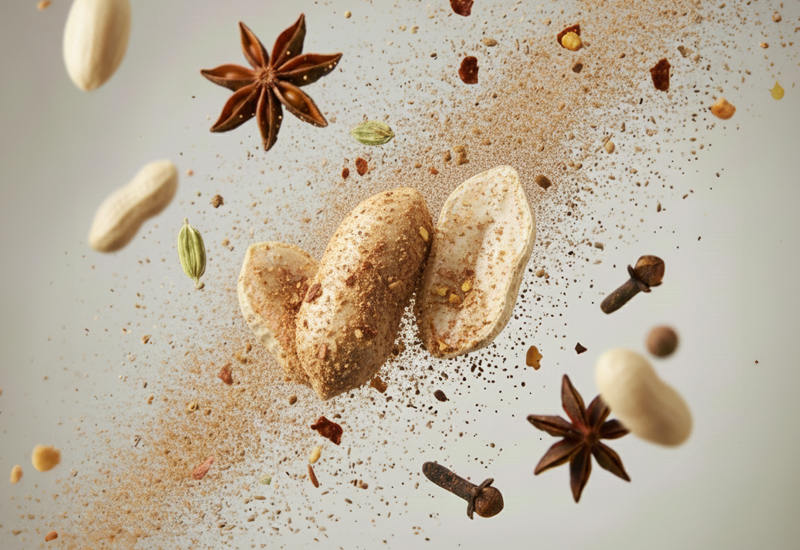 Karmelizowane orzeszki ziemne z przyprawami