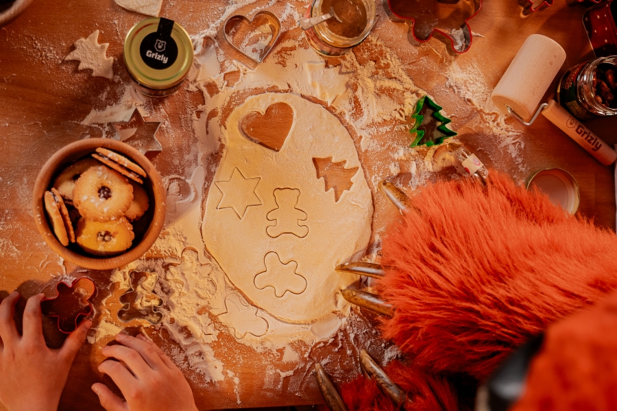 Pieczenie świątecznych słodyczy z Grizly