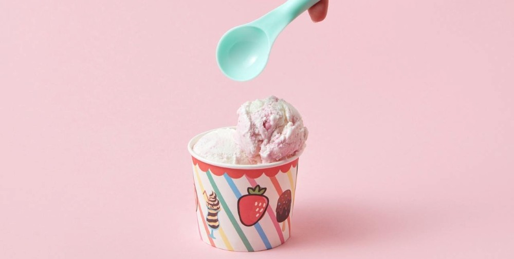 Domowe lody truskawkowe Grizly