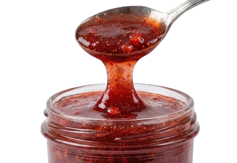 Butelka ketchupu i pomidory