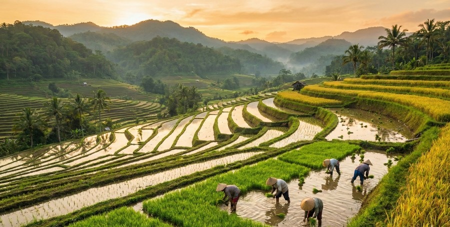 Jak uprawia się ryż - Grizly