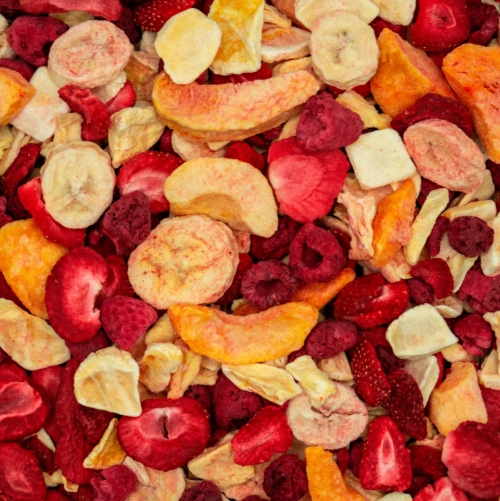 Suszone owoce i owoce liofilizowane Grizly