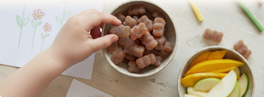 Cukierki mango teddies Grizly