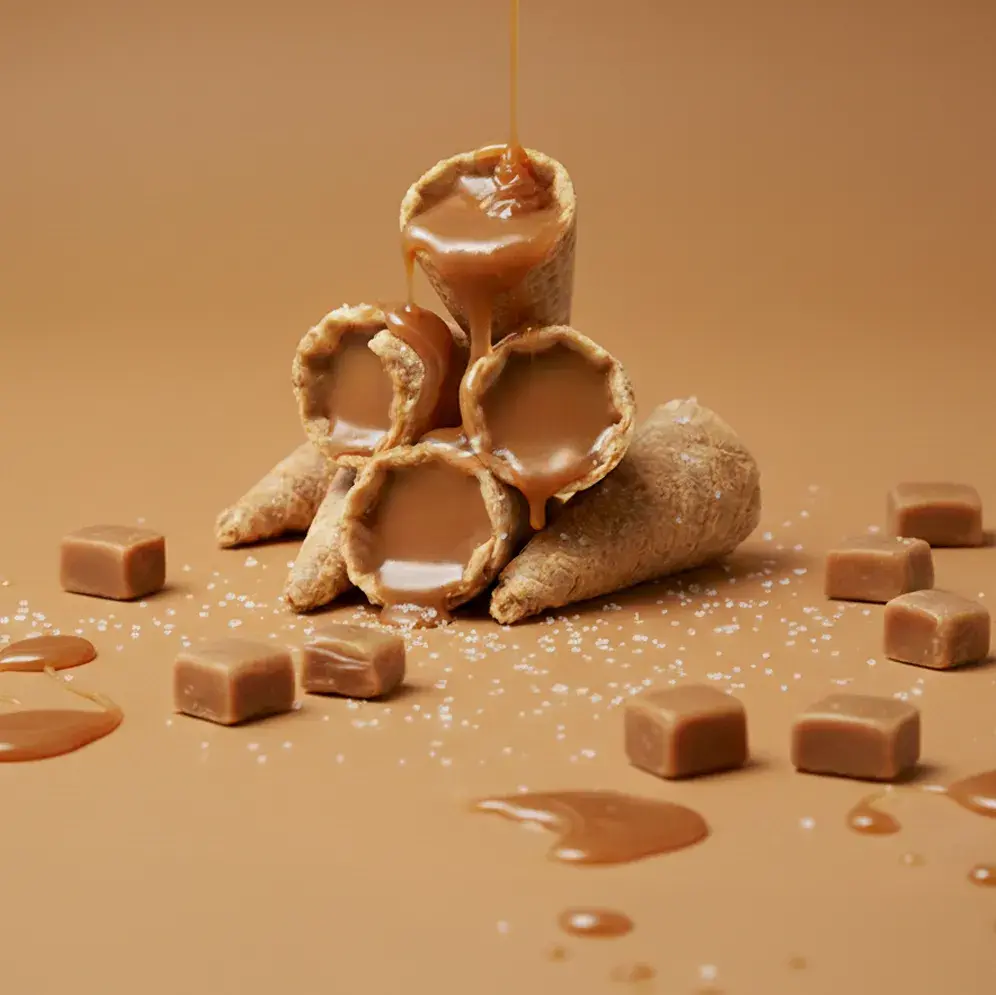 Mini rożki słony karmel