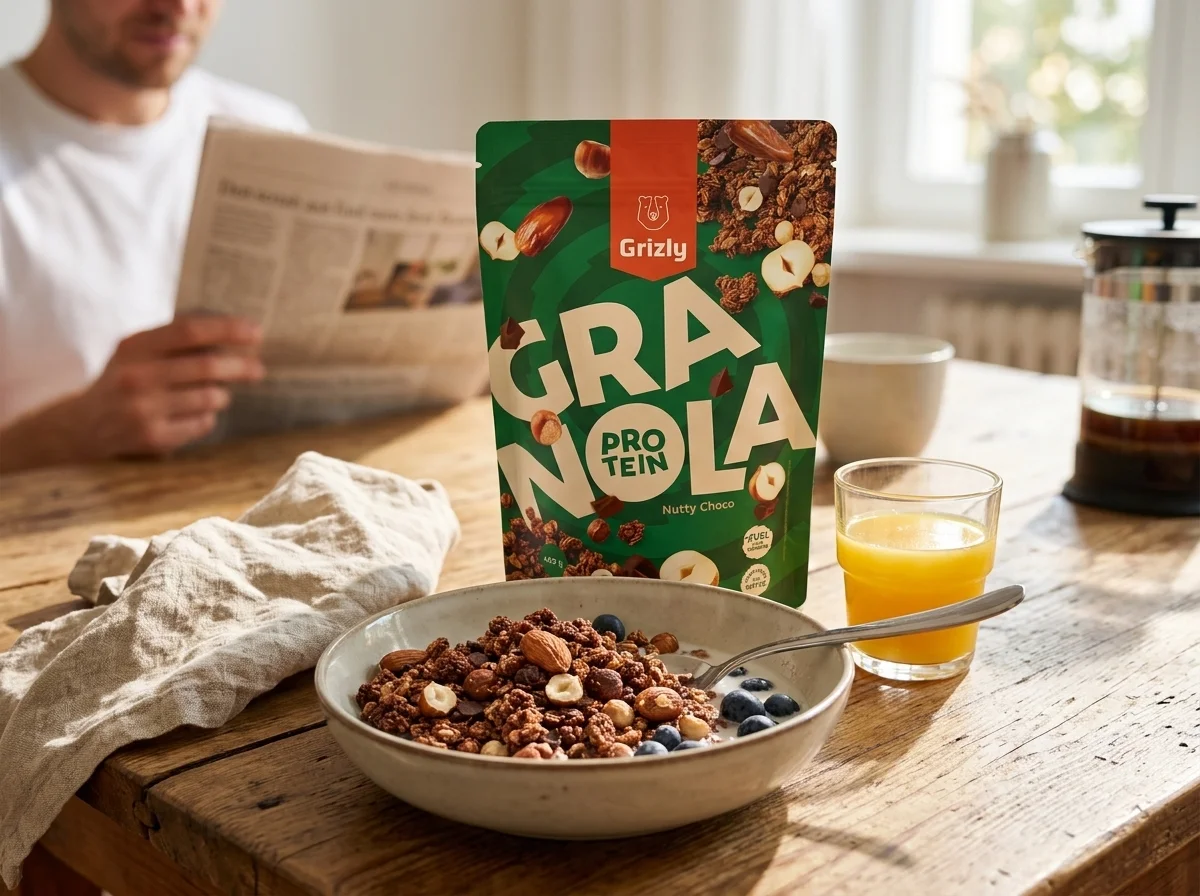 śniadaniowa miska granoli