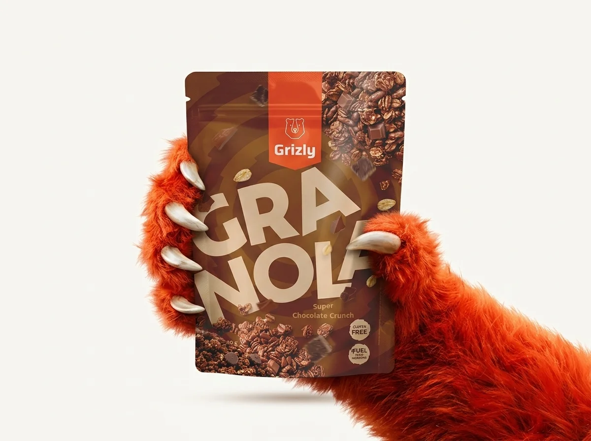 GRIZLY łapka z granolą