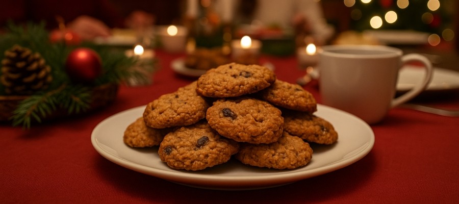 Owsiane ciasteczka bez cukru – przepis Grizly