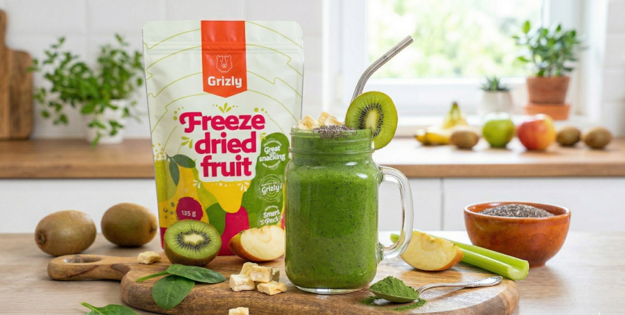Przepis na zielone smoothie Grizly