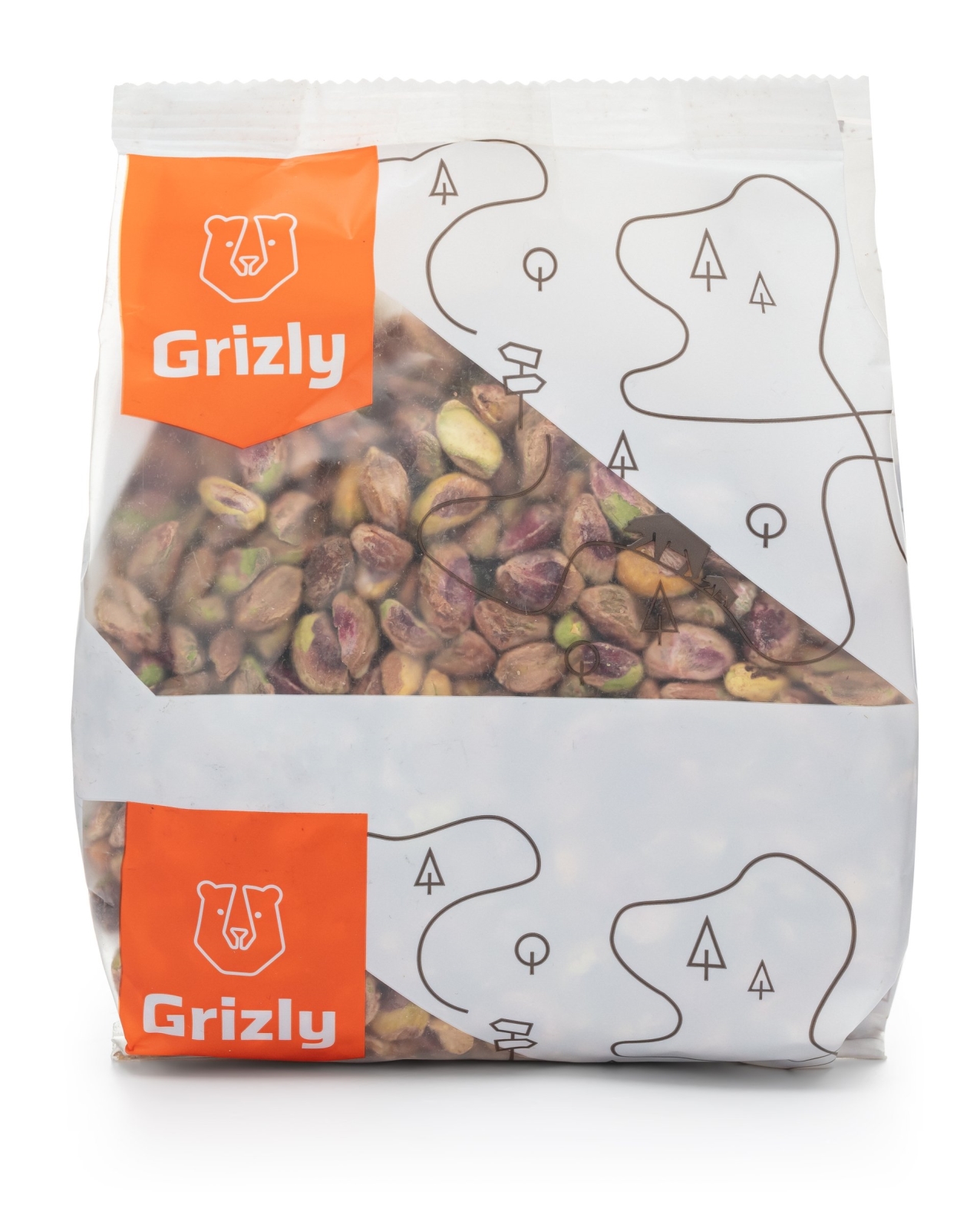 Pistacje łuskane prażone niesolone Grizly