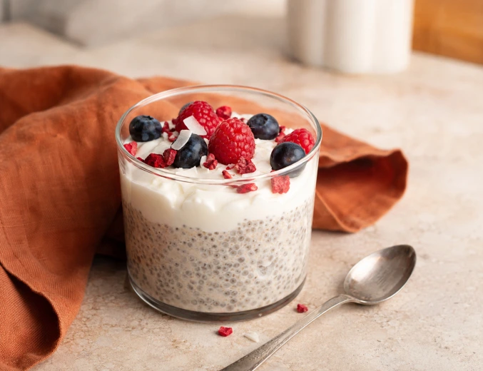 Pudding chia z jogurtem