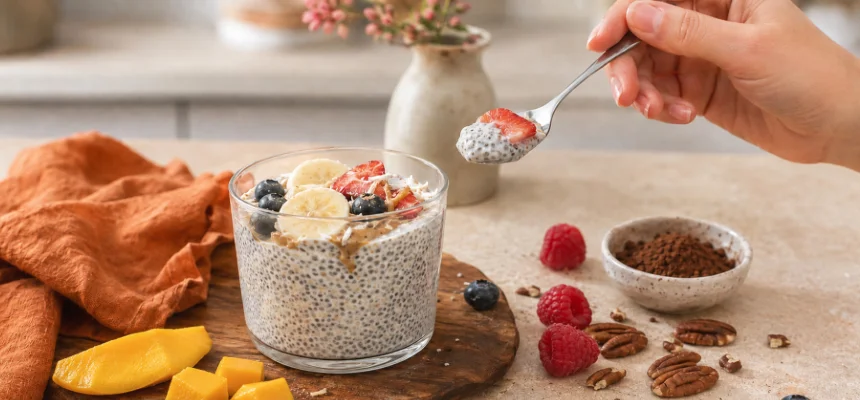 Pudding chia: Podstawowy przepis i 6 pysznych wariantów
