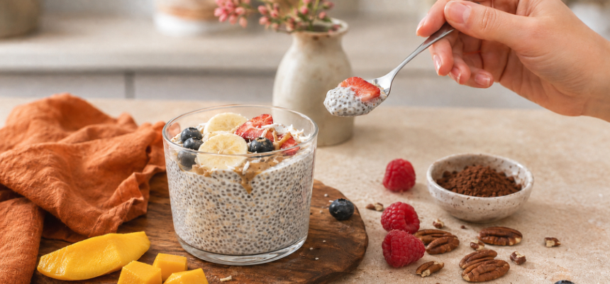 Pudding chia: Podstawowy przepis i 6 pysznych wariantów