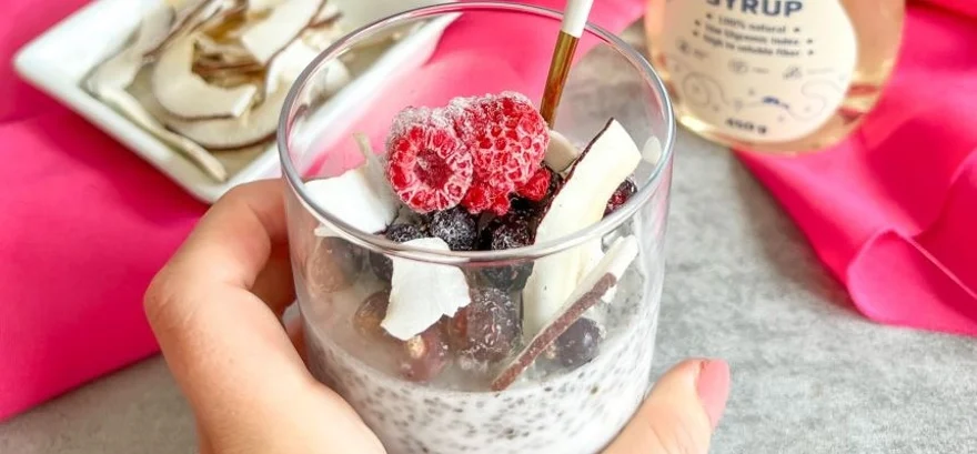 Kokosowy pudding z nasionami chia