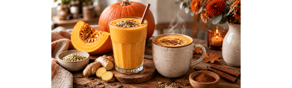 Koktajl z dynią i imbirem: Przepis na smoothie i ciepły napój