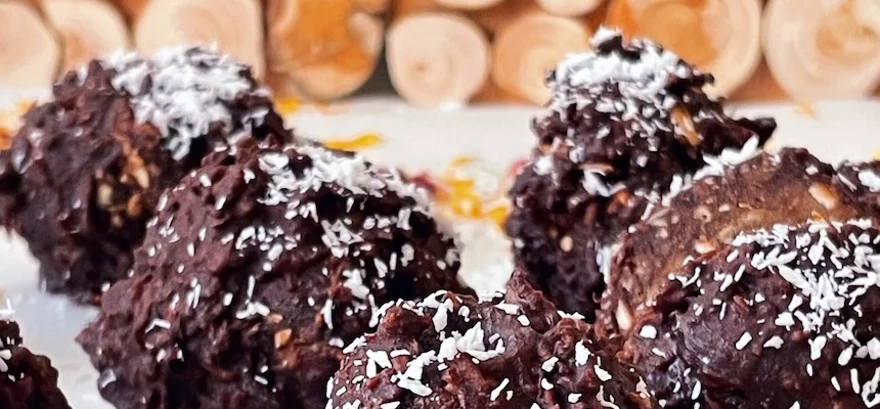 Wegańskie czekoladowe kulki