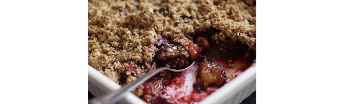 Kruszonka orkiszowa z owocami