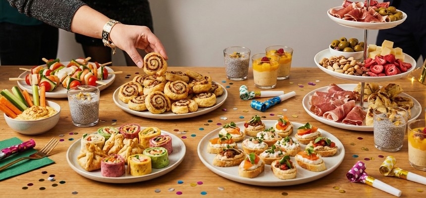 Pomysły na sylwestrowe przekąski: Przepisy na smaczne snacki i koreczki