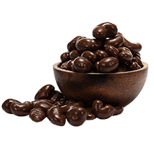 Bakalie w czekoladzie i jogurcie