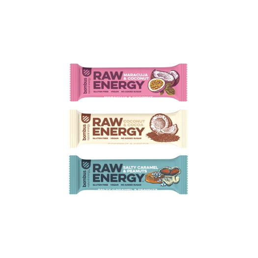 Action pack RAW ENERGY 2+1 gratis