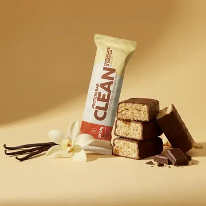 Baton proteinowy o smaku czekolady i wanilii