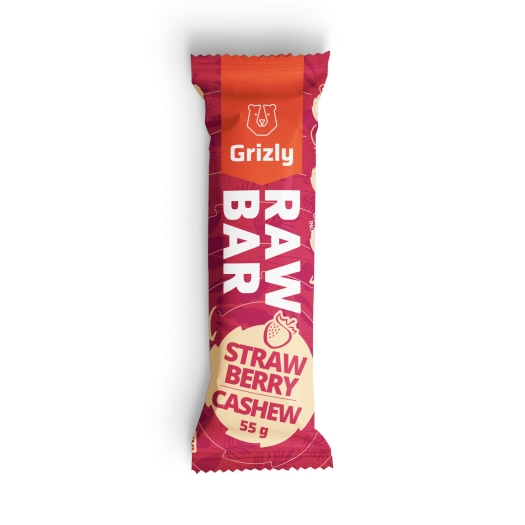 Baton Raw o Smaku Truskawkowym