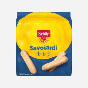 Bezglutenowe biszkopty Savoiardi