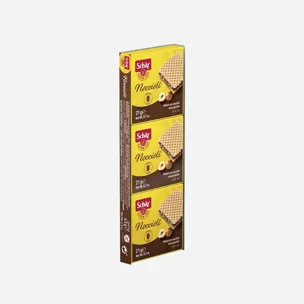 Bezglutenowe wafele z nadzieniem z orzechów laskowych Nocciolí 3x21 g