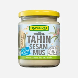 Białe tahini: 100% pasta sezamowa BIO