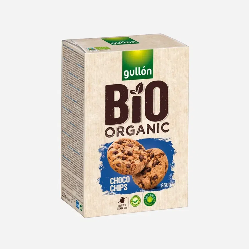 BIO Choco chip ciasteczka z kawałkami czekolady