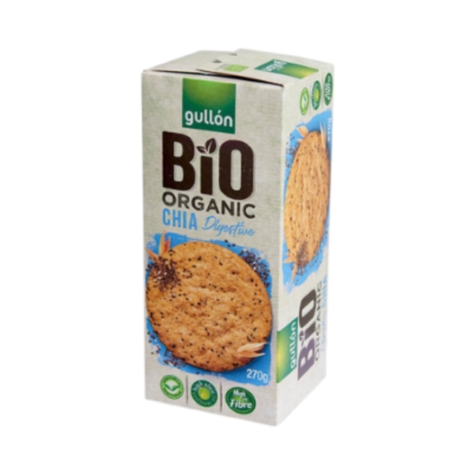 BIO Ciastka digestive z płatkami zbożowymi i nasionami chia 270 g