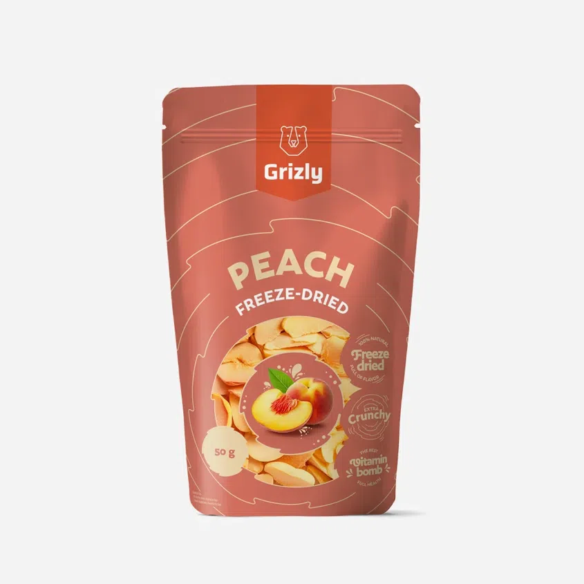 Brzoskwinie liofilizowane