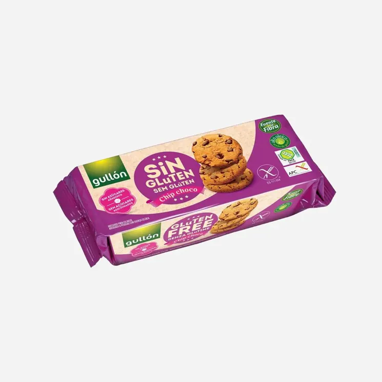 Chip choco bezglutenowe ciasteczka z kawałkami czekolady bez dodatku cukru