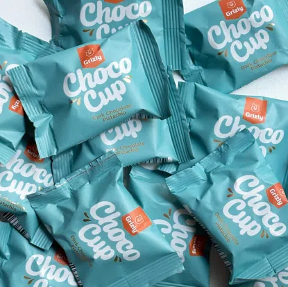 Choco Cups czekolada gorzka & pistacje