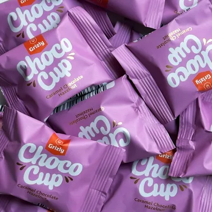 Choco Cups czekolada karmelowa & krem orzechowo-laskowy