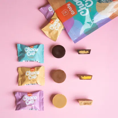 Choco Cups mleczna czekolada & mango