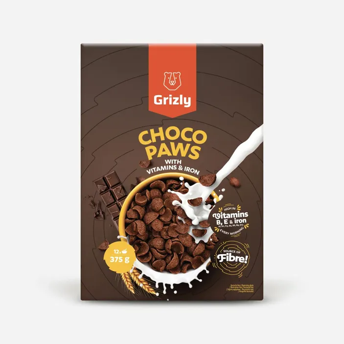 Choco Paws wzbogacone w witaminy i żelazo