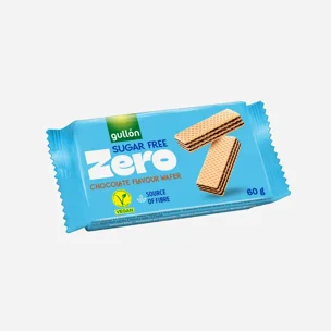 Chocolate wafer Wafle nadziewane kremem czekoladowym, bez cukru, z substancjami słodzącymi