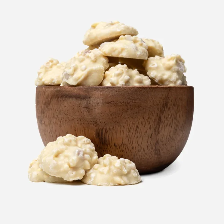 Chrupiące czekoladowe kule mango