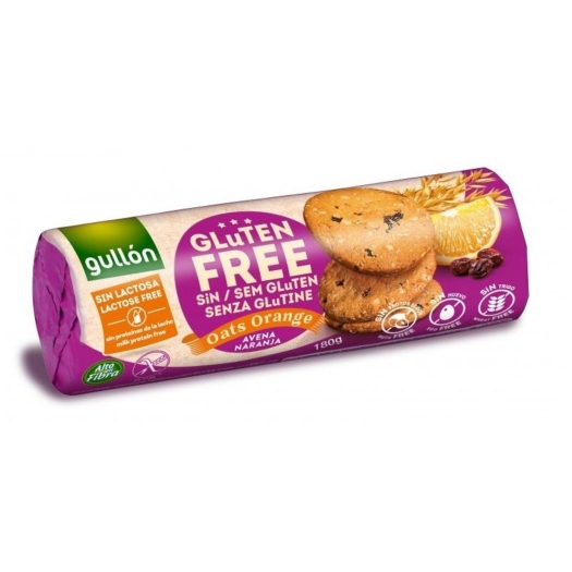 Ciastka pomarańczowe Gullón Avena 180 g