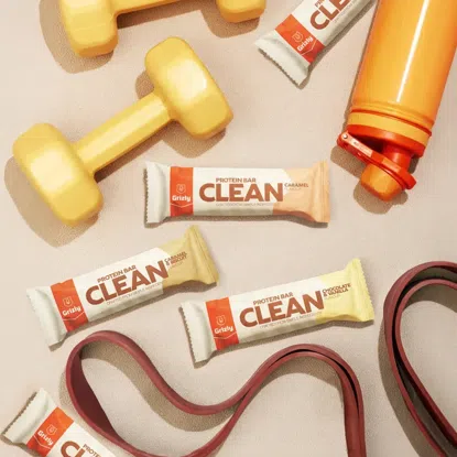 CLEAN Baton proteinowy o smaku ciasteczek i karmelu