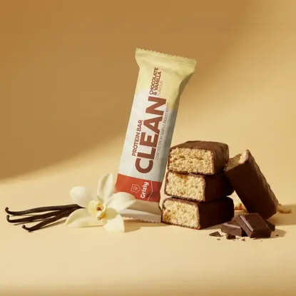 CLEAN Baton proteinowy o smaku czekolady i wanilii
