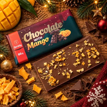 Czekolada mleczna z liofilizowanym mango