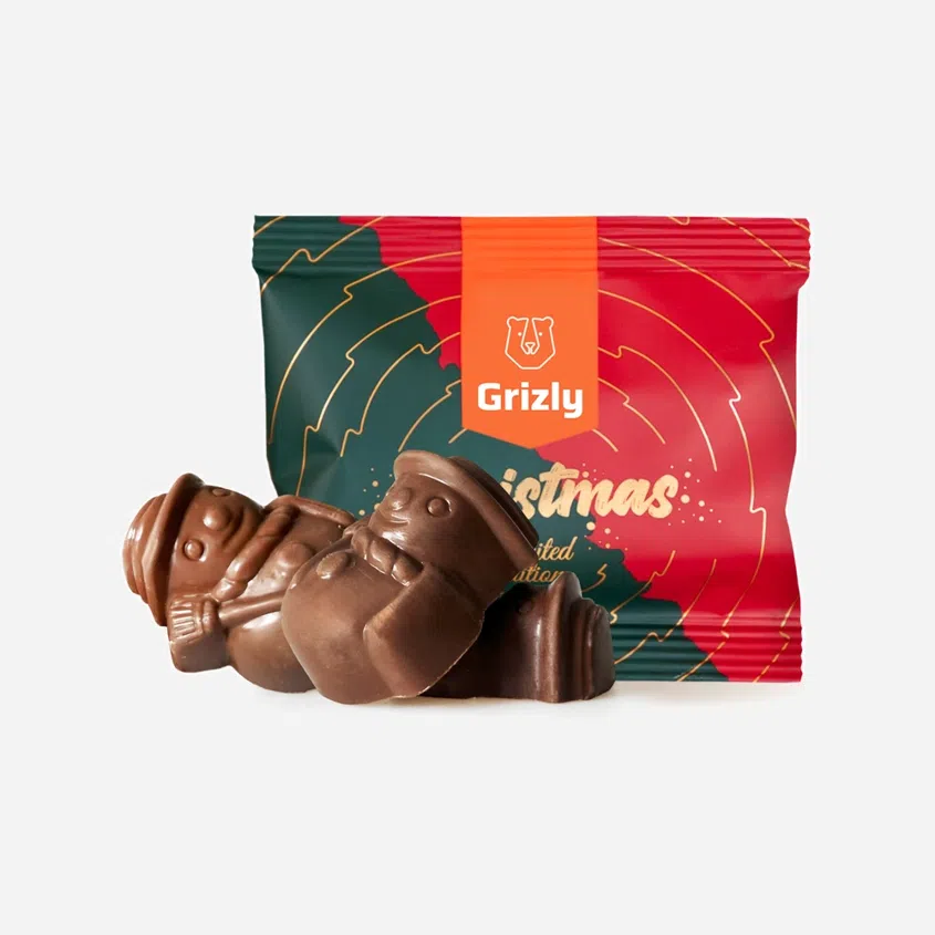 Czekoladowe bałwanki z nadzieniem