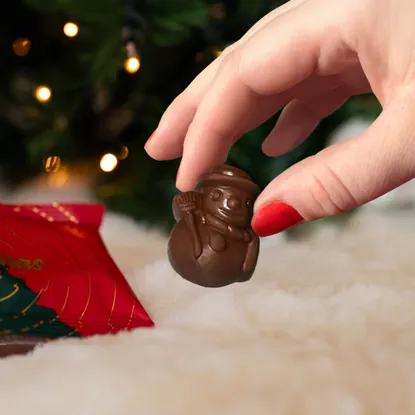 Czekoladowe bałwanki z nadzieniem