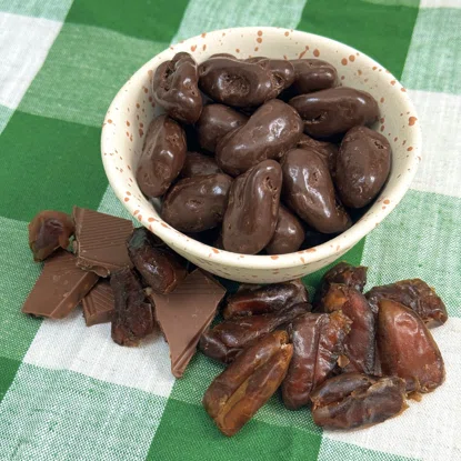 Daktyle w gorzkiej czekoladzie