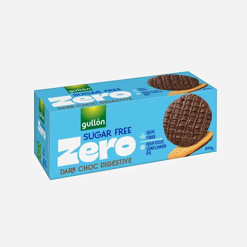 Dark Choc digestive biscuits wafle bez cukru z czekoladą 270 g